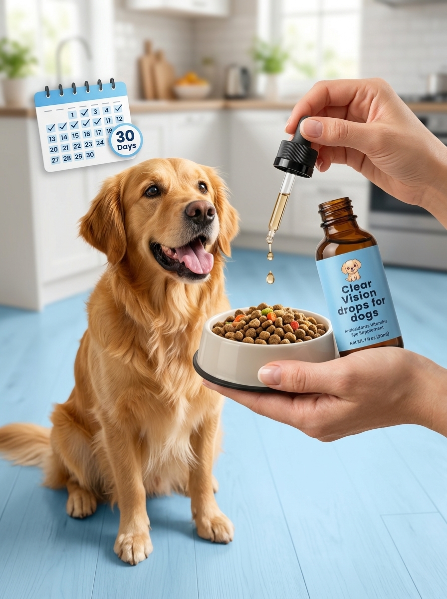 Dog vision improvement timeline